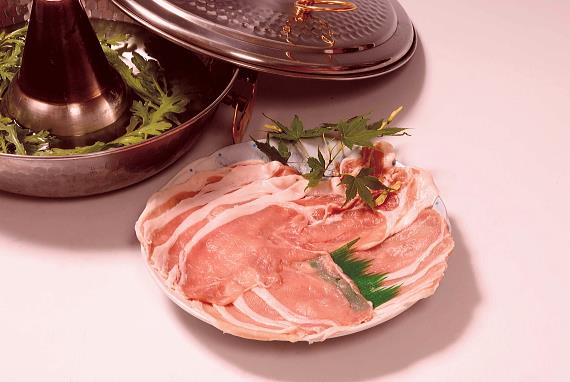 青森県産のしゃぶしゃぶ肉ガーリックポーク