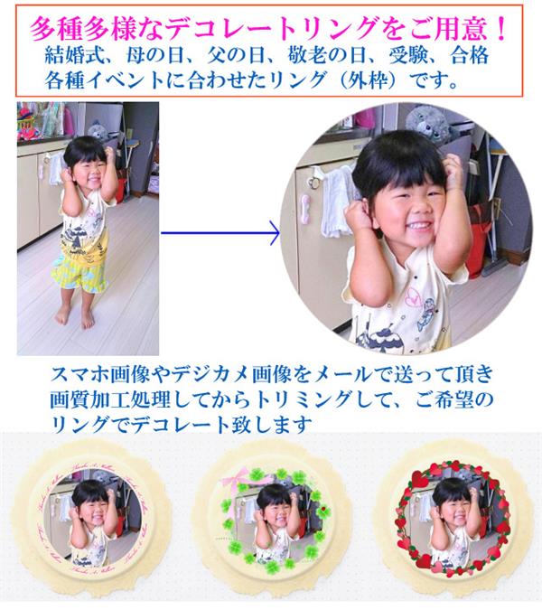 印刷専用のデコレートリングをご用意