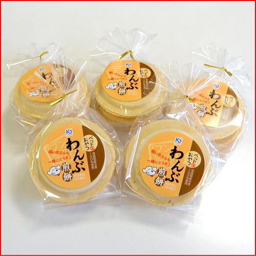 青森ペットフード南部せんべい わんぶ煎餅5個セット 味の海翁堂ネットショップ