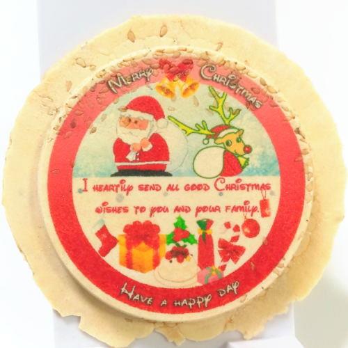 クリスマス用のサンタクロースせんべいNo1