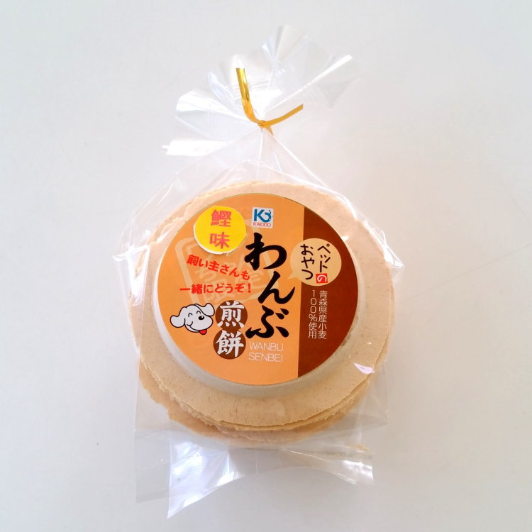 わんぶせんべい鰹味 犬用南部せんべい 犬のおやつのわけありアウトレット 味の海翁堂ネットショップ